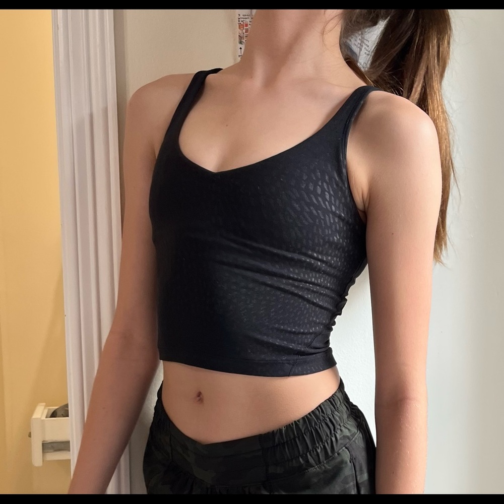 Black Paint Lululemon Align Tank